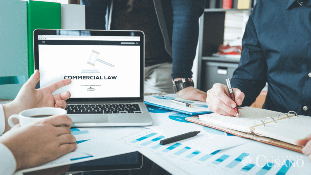 Qu'est-ce que le droit commercial: sujets principaux et points de travail