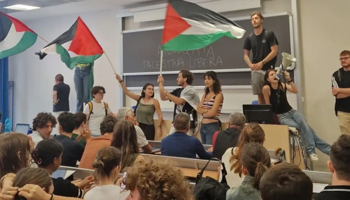 Blitz Pro Palestine interrompt la leçon à l'Université de Pise
