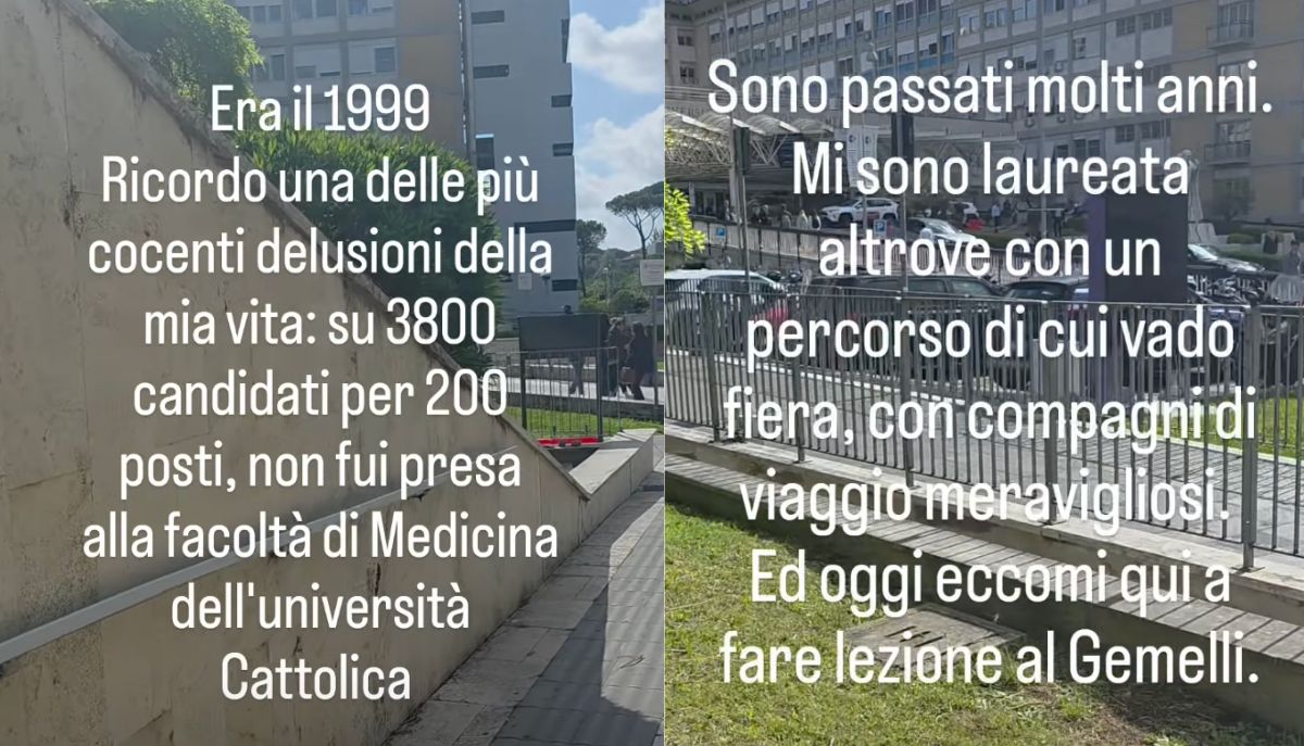 Il échoue à l'examen médical, des années plus tard, il retourne dans la même université pour enseigner