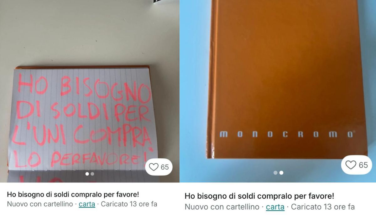 "J'ai besoin d'argent pour l'université" : carnet à 30€ sur Vinted