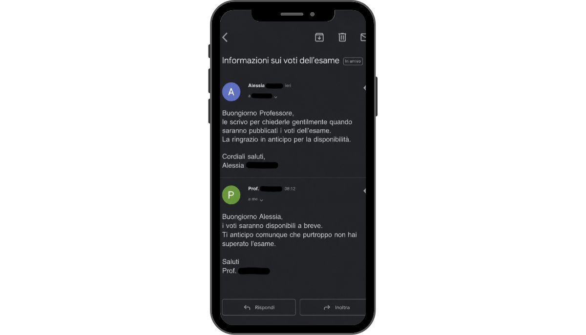 capture d'écran d'une conversation virale sur tiktok