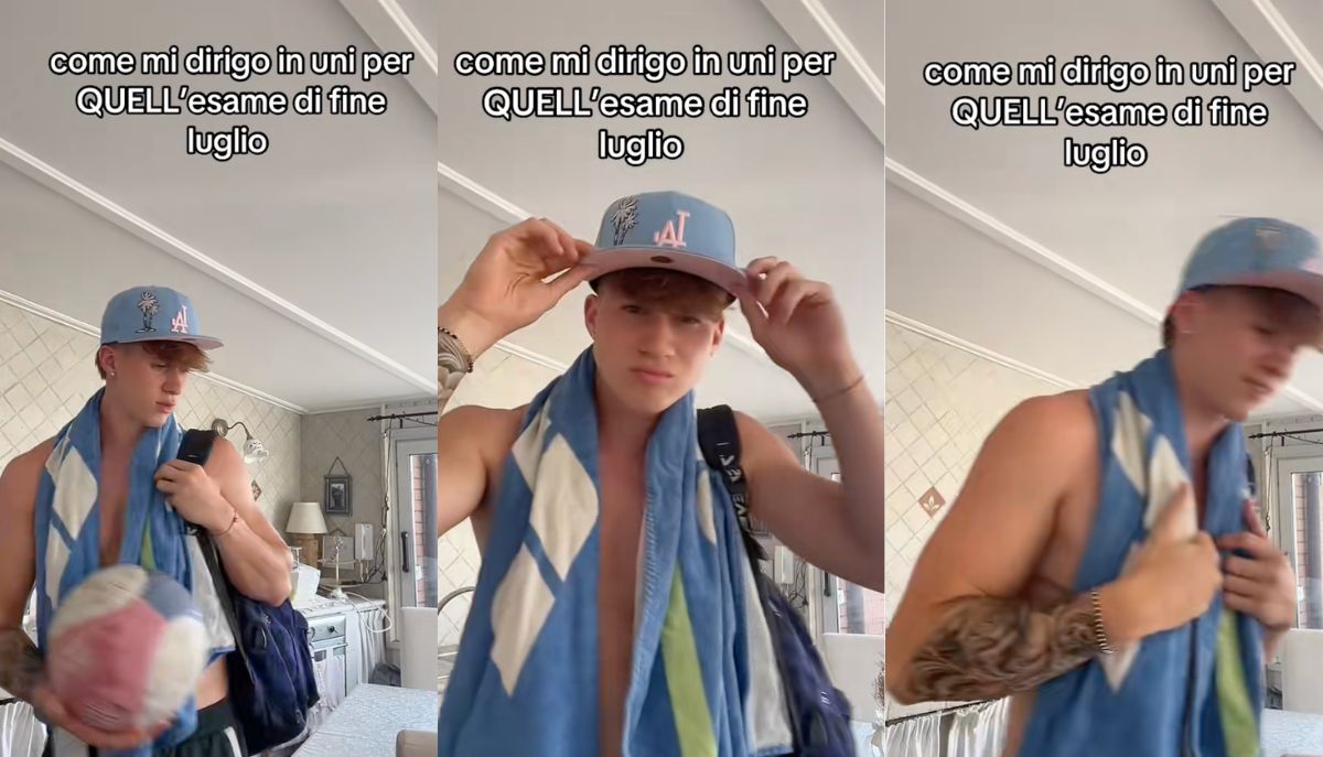 La tenue de plage pour l'examen de fin juillet est virale sur TikTok