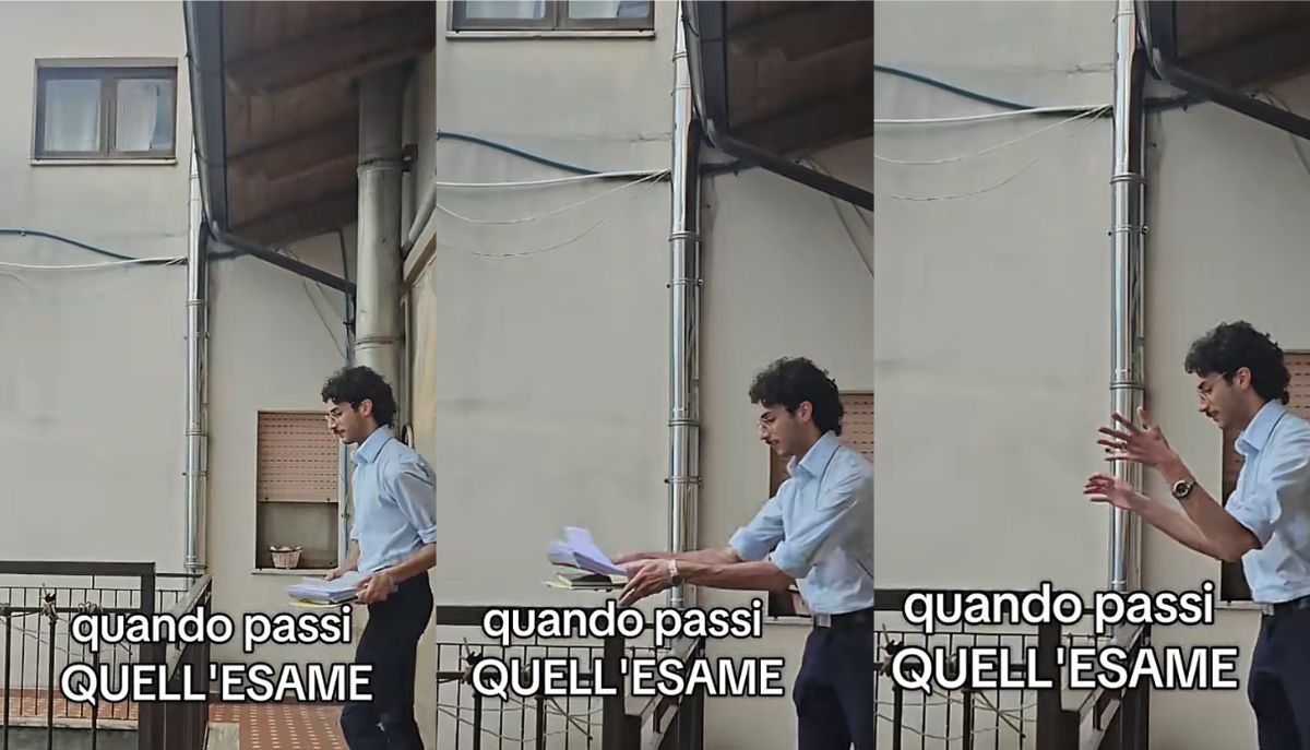 Lorsque vous réussissez cet examen : la libération de jeter vos notes (sur TikTok)