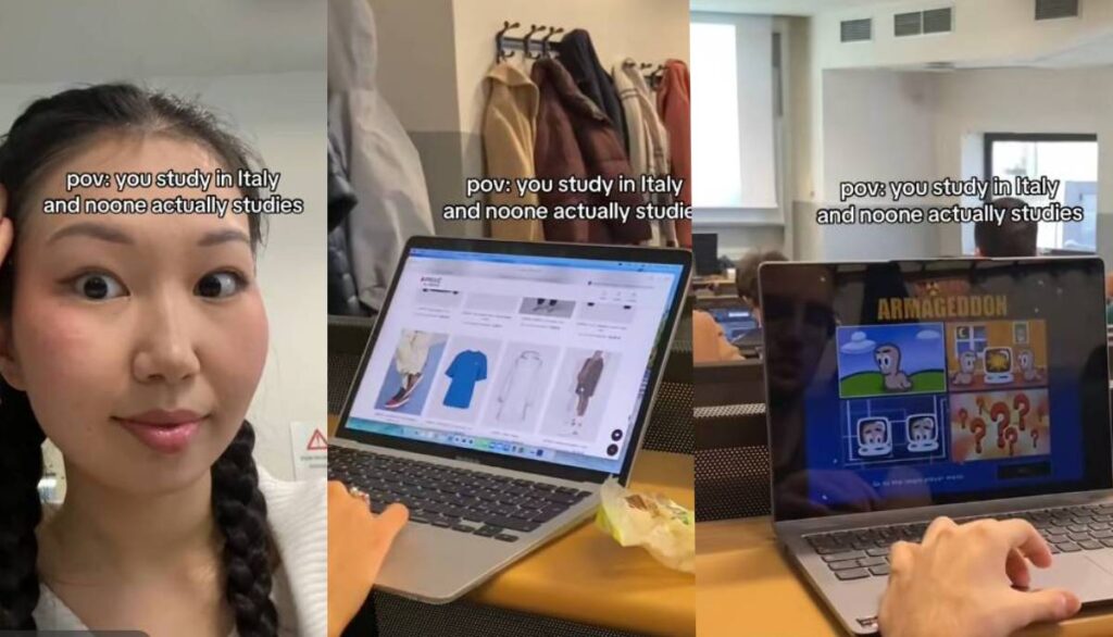 Élèves distraits en classe : vidéo d'ordinateurs en classe