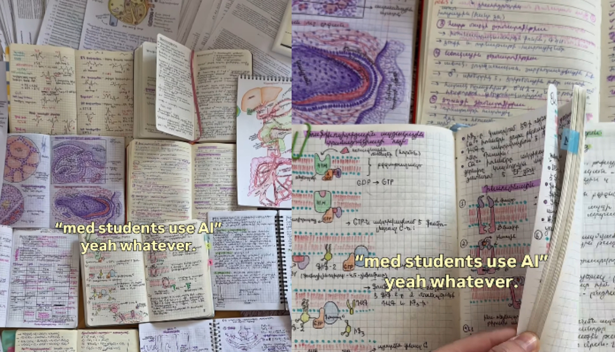 Des étudiants en médecine et en IA ? Les notes manuscrites triomphent