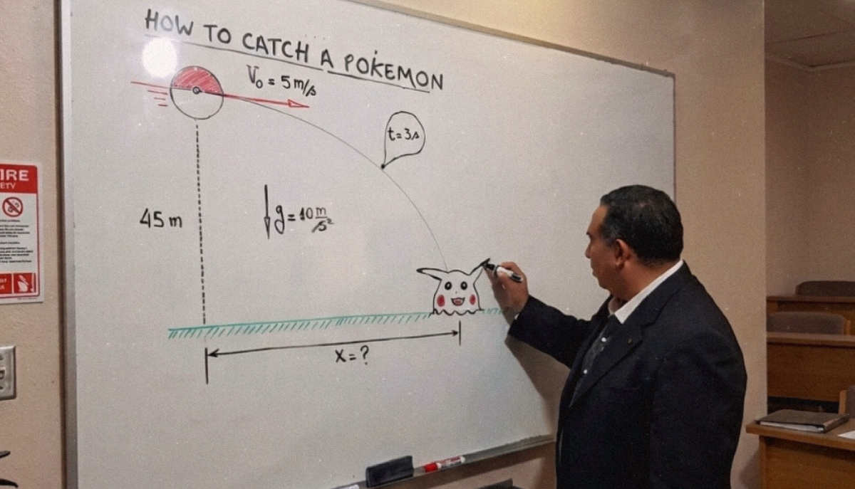 Pokémon et Physique : le problème de la Poké Ball expliqué par le professeur